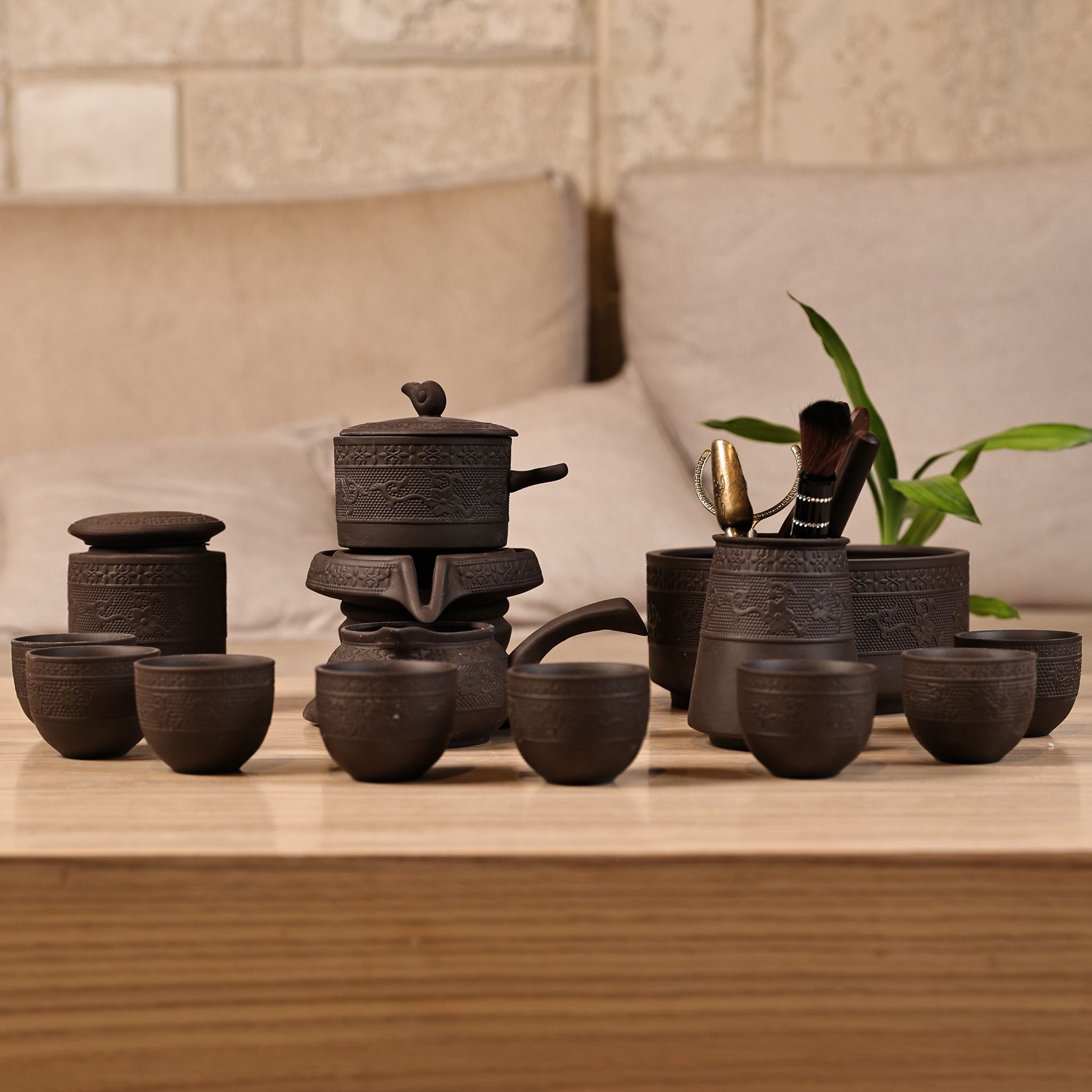 طقم شاي الكونغ فو