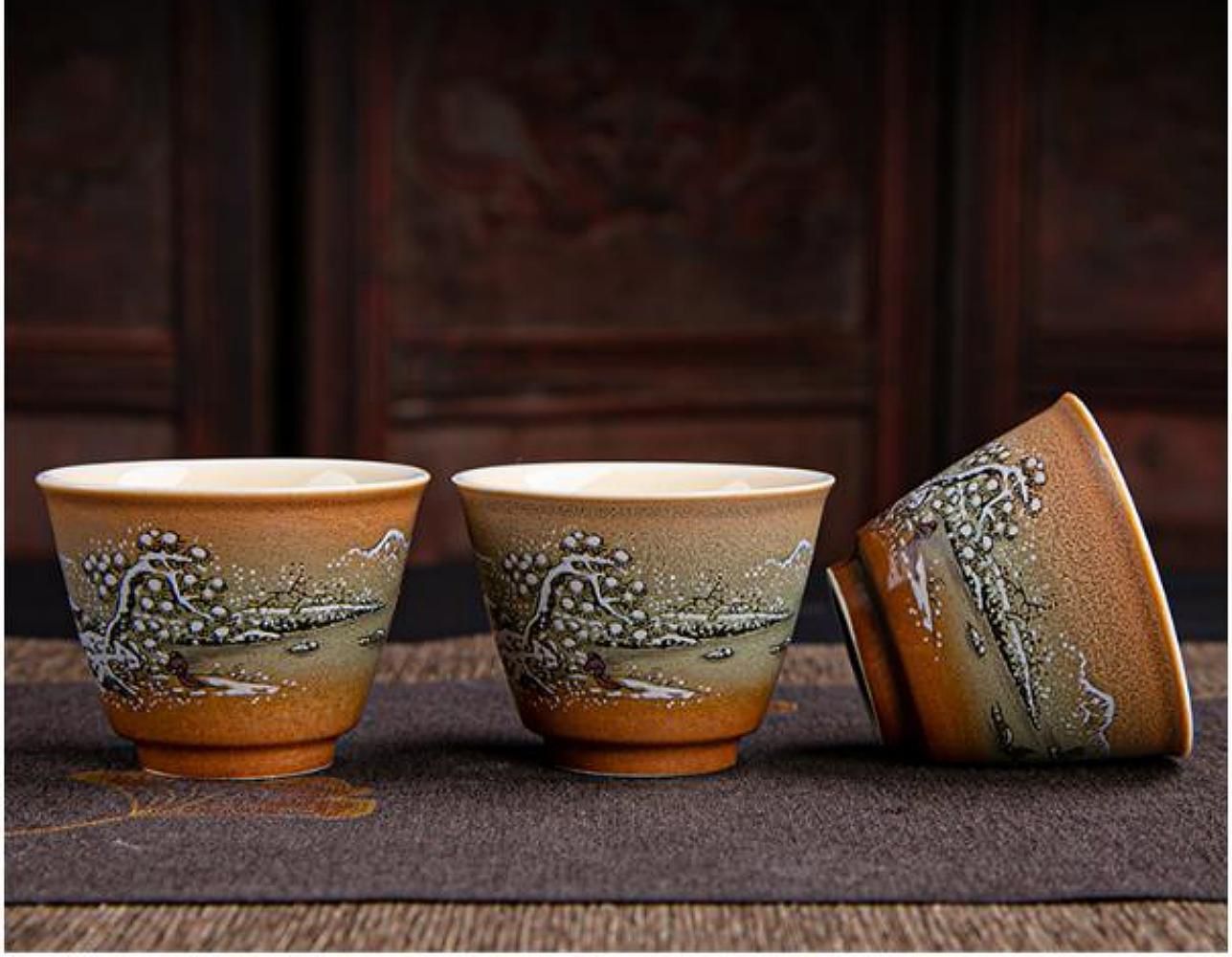 طقم شاي الكونغ فو