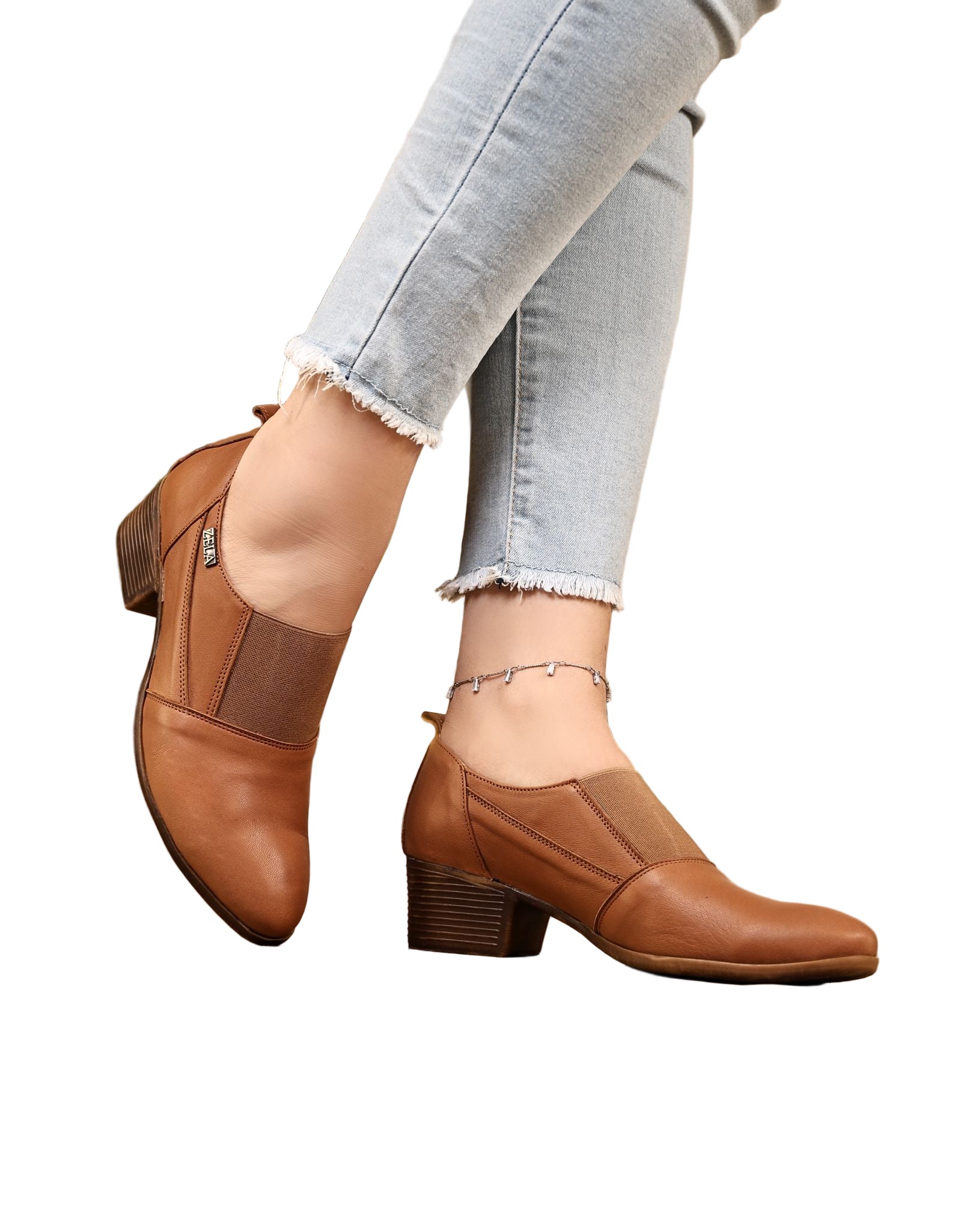 حذاء جلد مريح