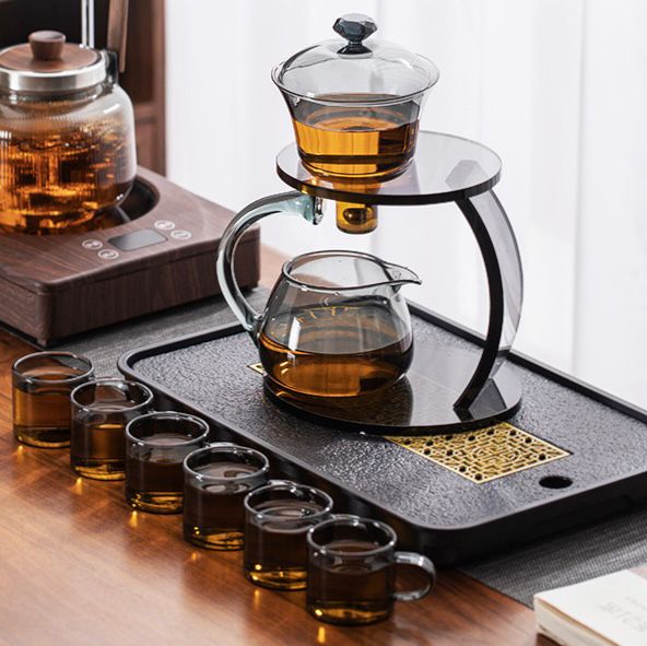 طقم شاي رمادي