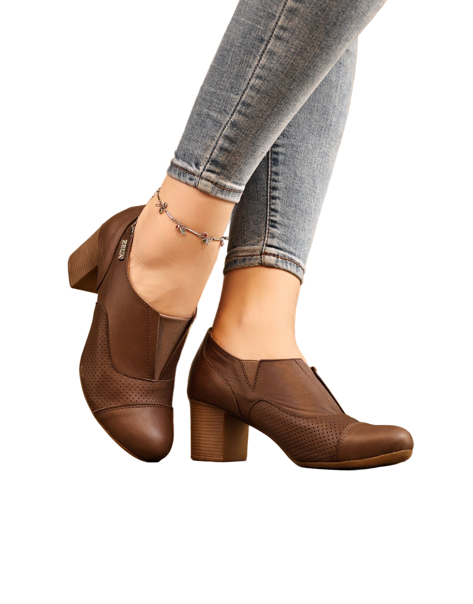 حذاء جلد مريح