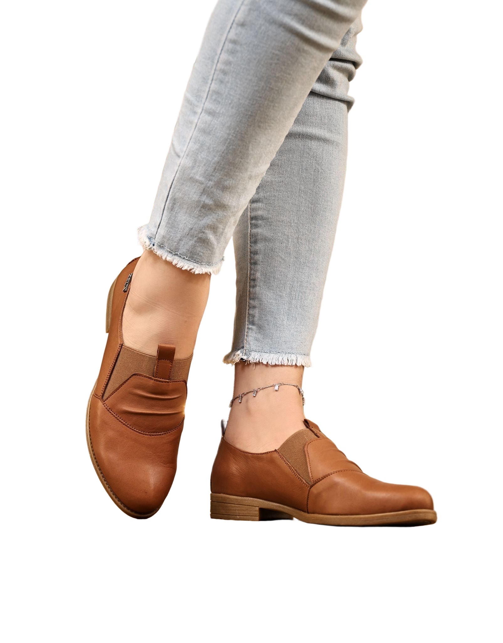 حذاء جلد مريح