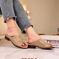 orthopedic leather slippers
