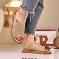 orthopedic leather slippers