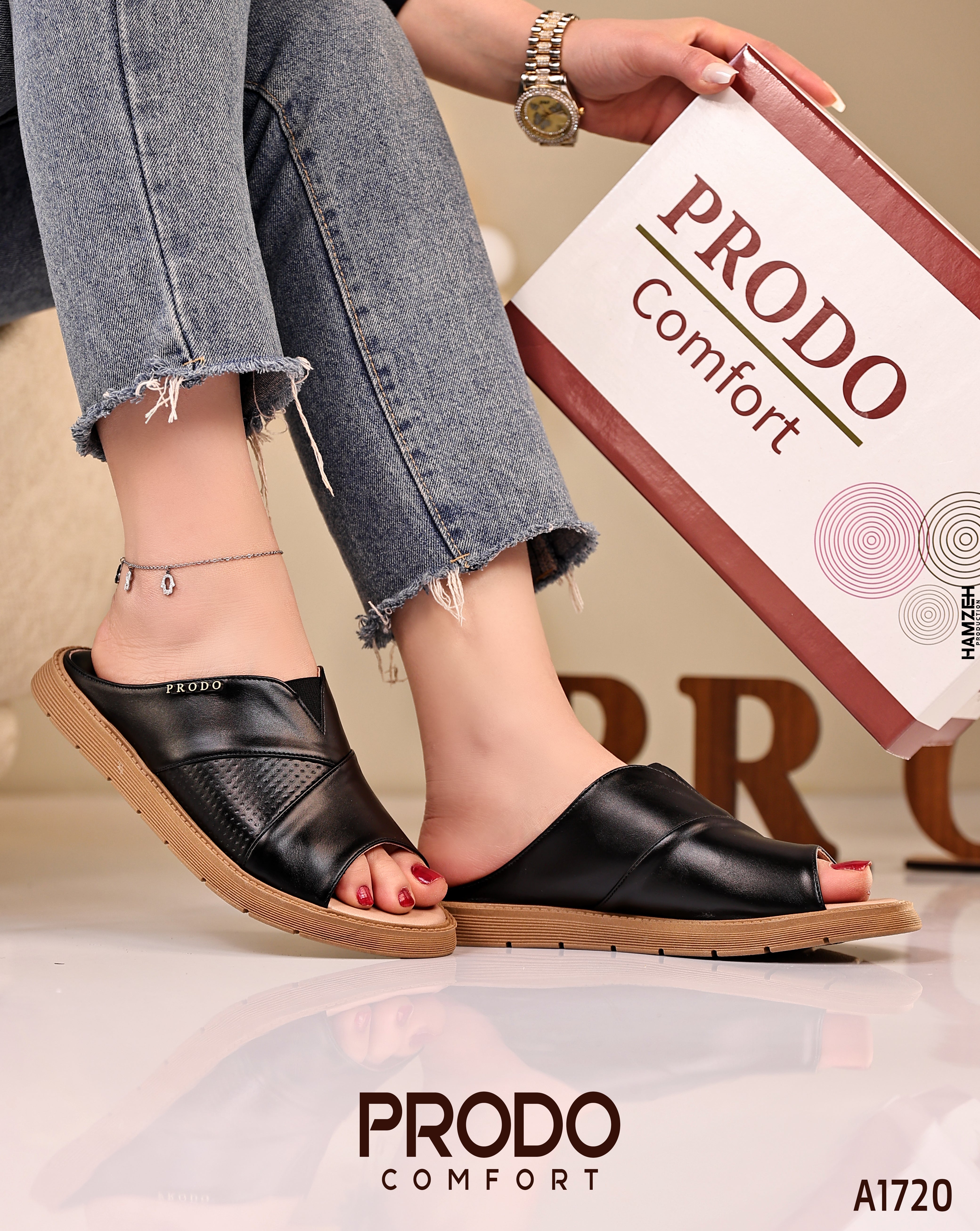 orthopedic leather slippers