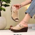 Leather slippers