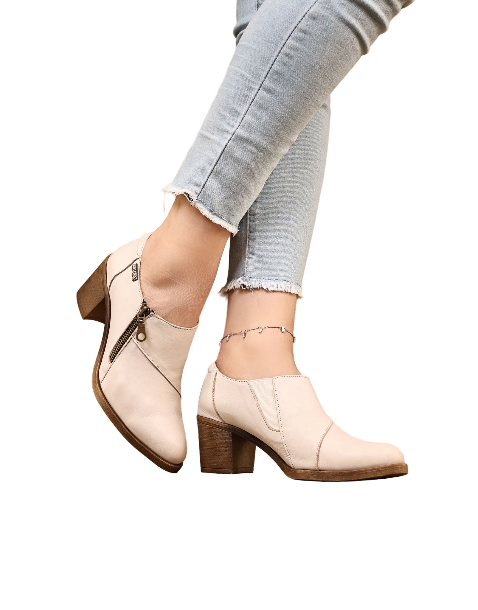 جزمة جلد مريحة